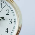 clock on wall