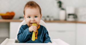 food allergies and your child sitting in high chair