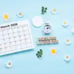 daylight savings time calendar illustration