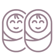 swaddled baby icons