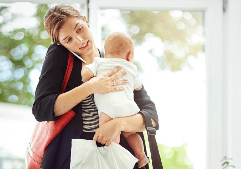 mom returning to work after maternity leave